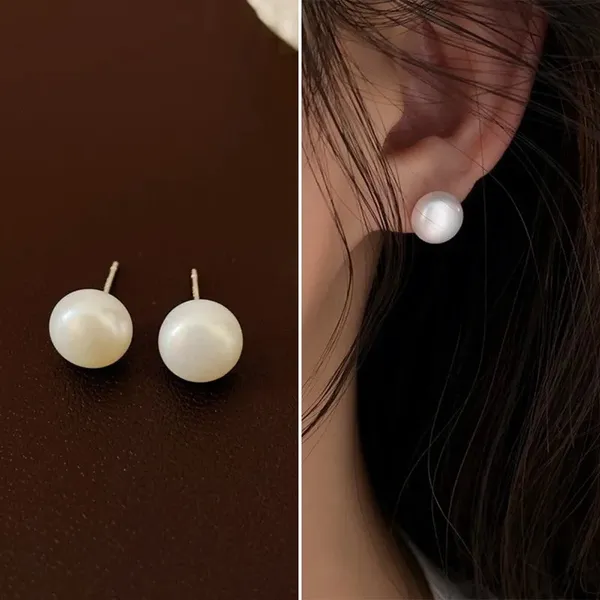 White_Freshwater_Pearl_Stud_Earrings_For_Women